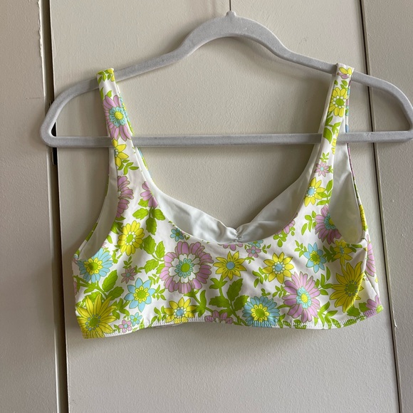 Frankies Bikinis Dexter Bikini Top in Secret Garden, Size M - Picture 4 of 7